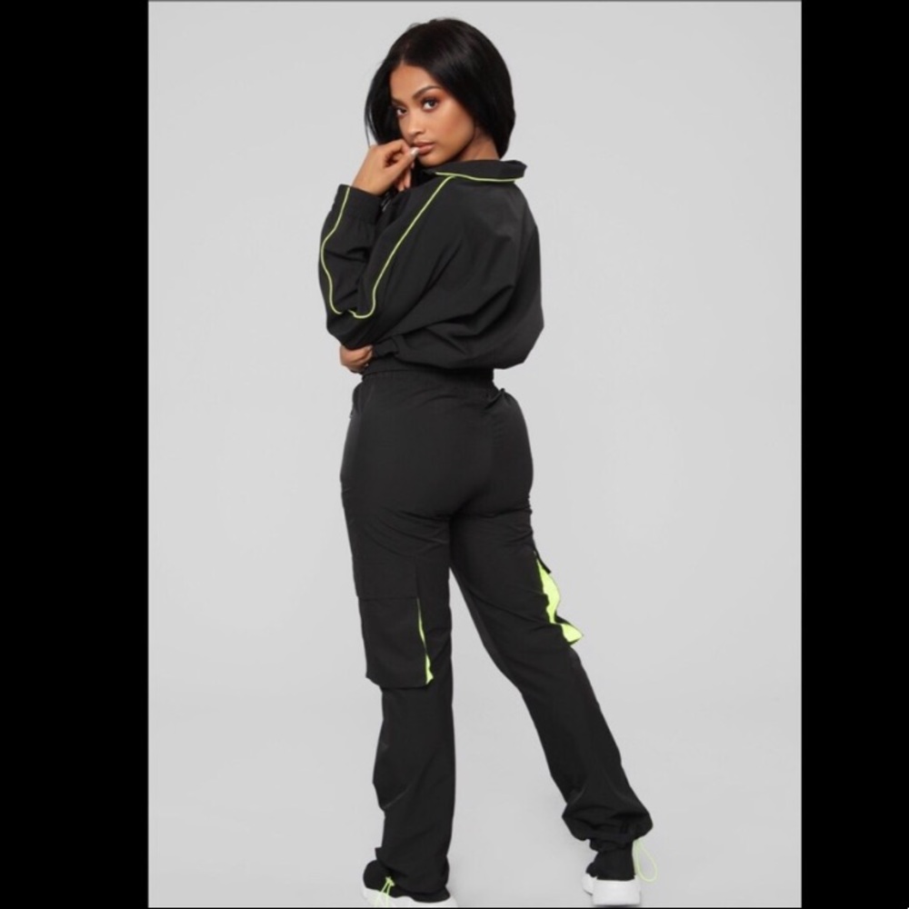 Fashion Nova You better Werk Windbreaker Set